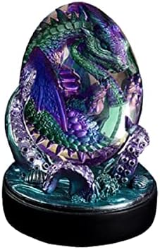 2022 Ново Лава Змејско Јајце Со Држач За Октопод, Прозрачно Кристално Проѕирно Змејско Јајце Од Соништата, Проѕирен Епоксиден Ембрион Змејско