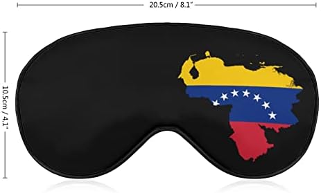 Знаме На Венецуела Маска За Очи За Спиење Сенка За Очи Со Прилагодлив Ремен Врзани Очи За Патување Со Авион