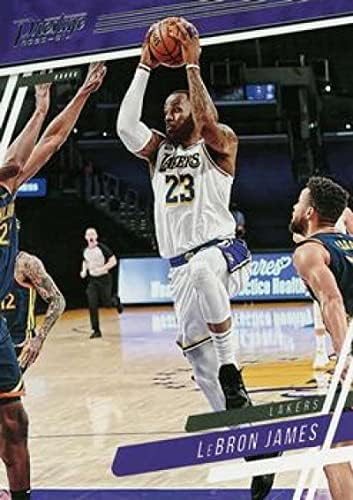 2020-21 Панини Хроники 51 Леброн Jamesејмс Лос Анџелес Лејкерс НБА кошаркарска трговска картичка