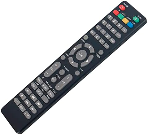 Perfascin Заменете го инфрацрвениот далечински управувач Поставете за Axess TV DVD TVD1805-22 TVD1801-32 TV1703-13 TV1705-19