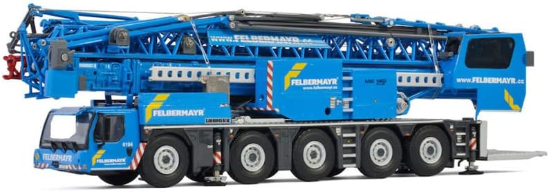 WSI за Liebherr MK140 Crane Felbermayr 1:50 Diecast Truck Pre-Builded Model
