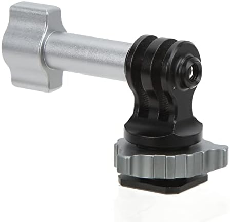 Адаптер за статив за акциони камера во Шанри, 1/4in завртка за завртки разноврсна стабилна стабилна 40,4 мм рачка со ножено копче