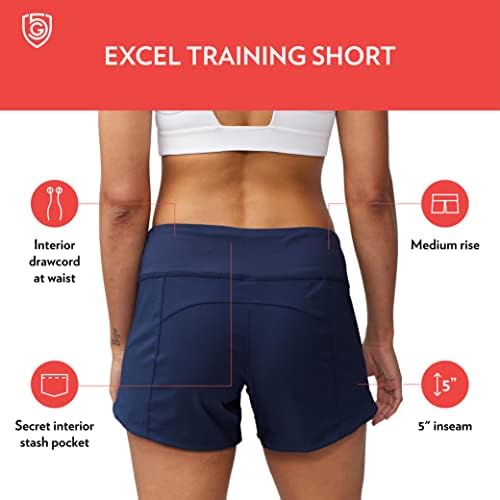 Гол пет ексел 5 Неисполнет тренинг краток за жени, атлетски кратки перформанси, женски шорцеви за вежбање