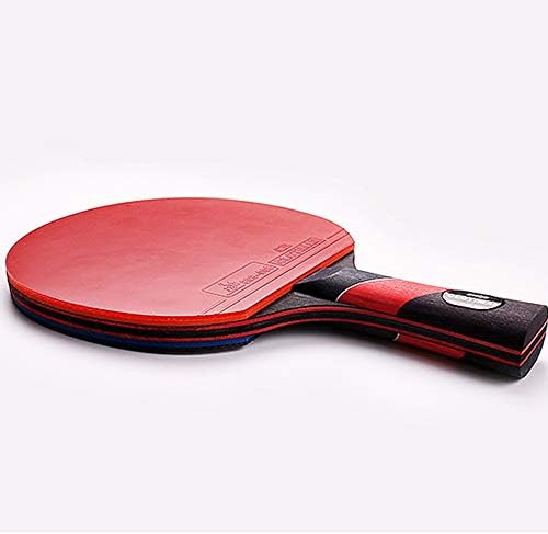 Рекет за тенис на табели SSHHI, подот, 9 под -пинг -понг лопатка, висока еластичност издржлива/како што е прикажано/долга рачка