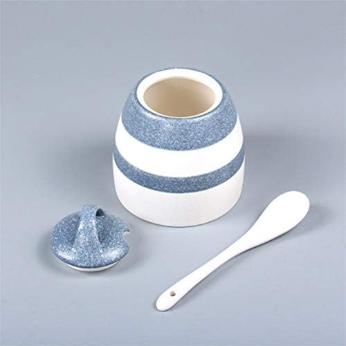 N / B Креативна кујна Керамички вкус тенџере, шеќер сад, зачинета кутија, обвивка за садови за лажици