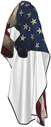 Фризура Кејп, Американско Знаме За Мажи Жени Фризура Престилка Кејп Коса Сечење За Коса Стилист Шампон Салон 55 Х 66 во
