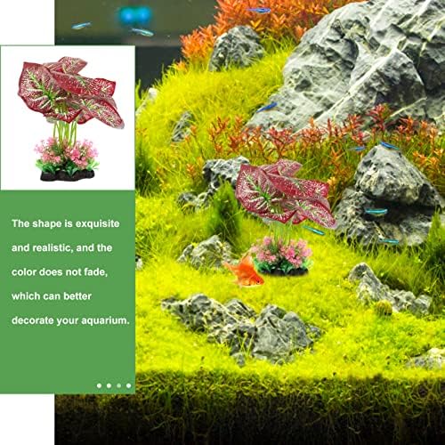 ИПЕТБООМ вештачки растенија вештачки водни растенија украс: риба резервоар цвет декорација смола вода фабрика модел Аквариум украсување