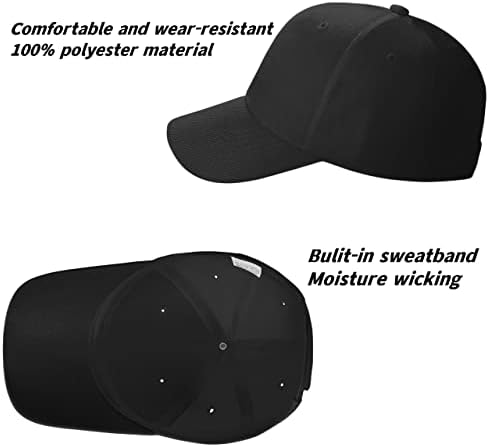 2 Пакувајте ја цврста боја Основен дел Полиестер бејзбол капачиња со низок профил обичен тато капа што може да се дише прилагодливо