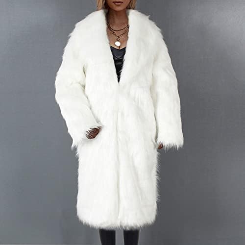 Женски палто Зимски палто јакни со долги ракави случајни долги топли топли кадифни палта женски дождовни јакна со аспиратор