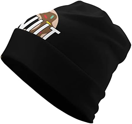 Јас крофна грижа за гравче меко топло целосна пулвер капа капа капа за спиење за унисекс