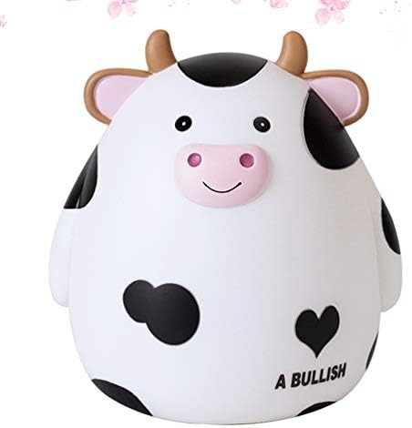 Toddmomy Cow Piggy Bank, млечна крава паричка Детска свињи банка пластични пари свињи банки слатки животни пари заштеда на