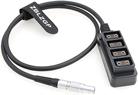 ZBLZGP 0B 2 PIN 12V до 4-порта PTAP DTAP Splitter Power Cable за Arri Alexa Tilta камера