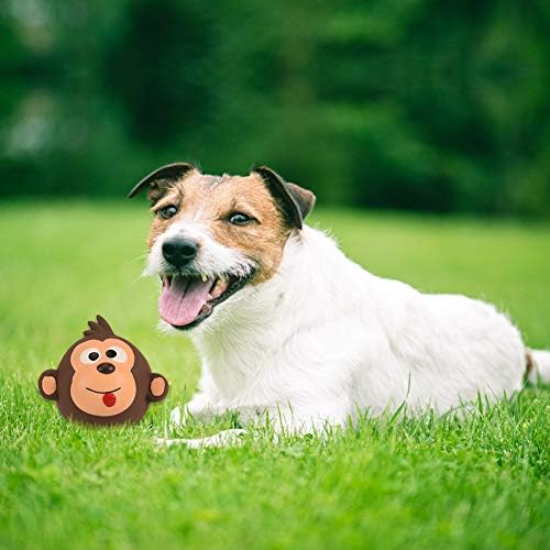 6 Пакет Латекс Куче Писклив Играчки Топка Мека Гума Кутре Џвакање Писклив Куче Играчки Смешни Животински Сетови Миленичиња Интерактивни