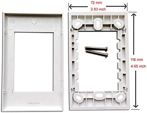 Ѕидна Плоча со 2 x 2.1 USB Конектор за Полнач + 3rca Клучен Камен Модуларен Приклучок За Аудио Приклучок Приклучок Бели Декоративни