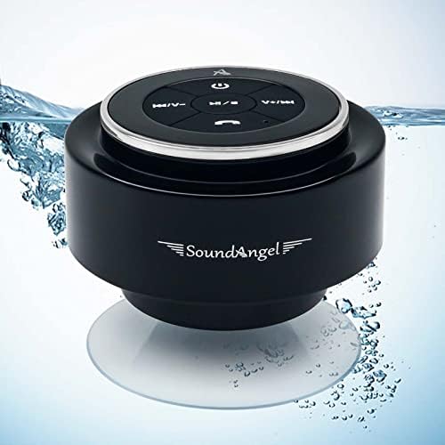 Звучник за бања XLeader, звучник за туширање, IPX7 Сертифициран Bluetooth звучник отпорен на вода, Soundangel Mate мал безжичен звучник со вшмукување