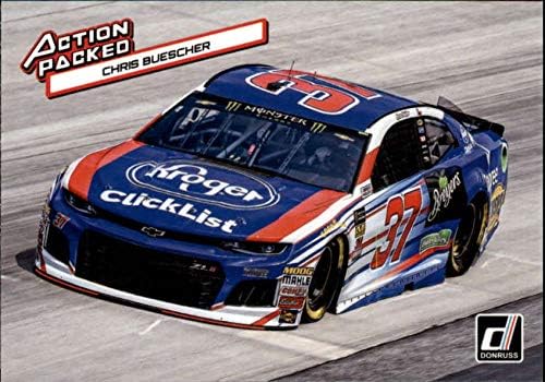 2019 Акција на Донрус Расинг #9 Крис Бушер Крогер Кликнете на списокот/JTG Daugherty Racing/Chevrolet Официјална картичка за тргување со NASCAR