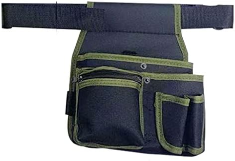 JKUYWX Појасен половината на џебната алатка Оганизатор торба со висок капацитет џебови кои носат торбички домашни алатки складирање