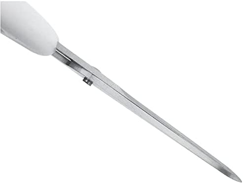 Ножици на Amabeagyjd за бели керамички ножици, удобна рачка, користена за занаетчиски материјали во училница, не-лизгање и нелепливо