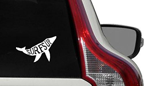 Сурфајте кит Силуета Surf's Up Text Car Die Cut Vinyl Decal Bumper налепница за автомобил камион автоматски шофершајбна wallиден