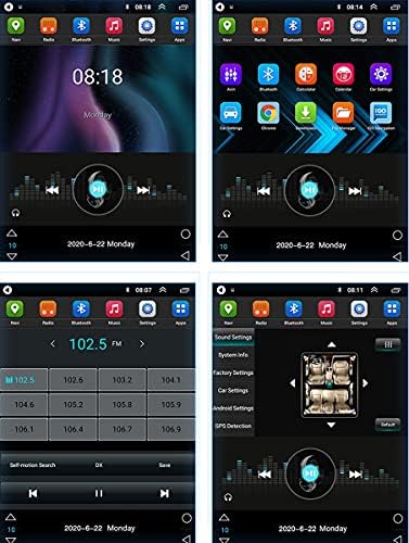 КСИНЛИФ Автомобил Радио Стерео Со Bluetooth 9.7 Инчен Екран На Допир Андроид Систем За Навигација Поддршка Fm Радио Контрола На