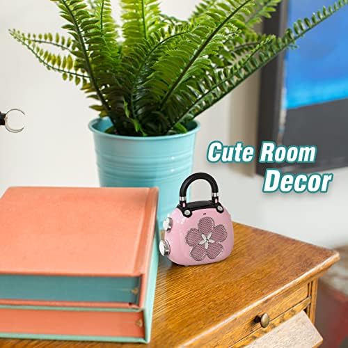 Doss Candy Cute Bluetooth звучник, мини преносен звучник со моќен звук, ретро стилски дизајн, симпатичен звучник за соба, декорација на бирото, идеален подарок за деца, девојчи?