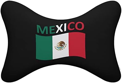 Знаме На Мексико Перница За Вратот На Автомобилот Мек Потпирач За Глава На Автомобил Перница За Одмор На Вратот Перница Перница 2 Пакет За Возење Патување