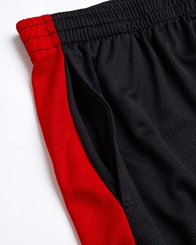 Galaxy By Harvic Boys Active Shorts - 3 пакувања за перформанси во салата за момчиња - деца атлетски шорцеви со џебови