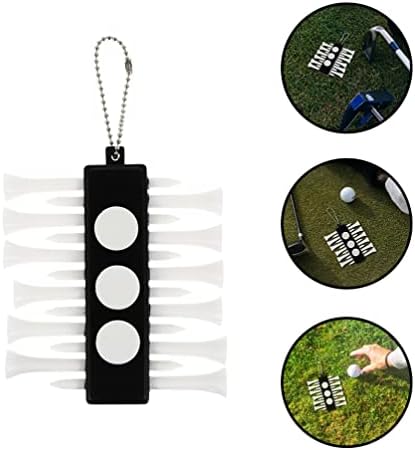Додатоци за декорирање lioobo пластични мета стои: 3 парчиња преносни маички топки маички што висат голф -манжети со отворено додатоци голф