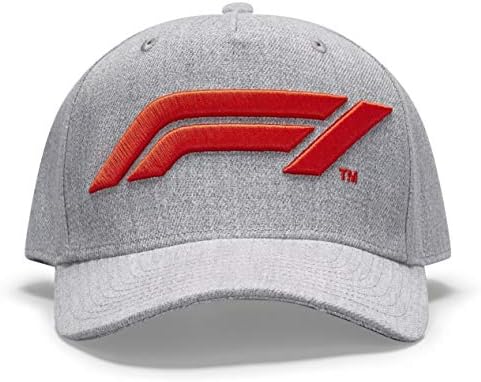 Формула 1 Технолошка Колекција Ф1 Лого унисекс-шапка за возрасни Греј