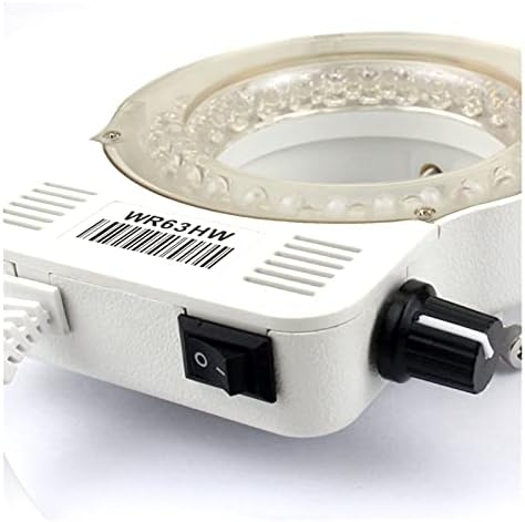XMSH Микроскоп Додатоци Комплет За Возрасни Прстен Светлина 0- Прилагодливи Светилка, Прилагодливи 144 Led Miniscope Прстен Светлина