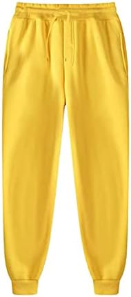 Помајли за пот за мажи Есенски зимски сет обични цврсти патенти во боја панталони Спортски поставува сиви масти за потсвик