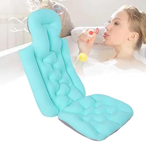 Спа бања перница водоотпорна, бања со перница од када, перници за целосна када за бања 3Д решетка, со вшмукување чаша, вклопување за