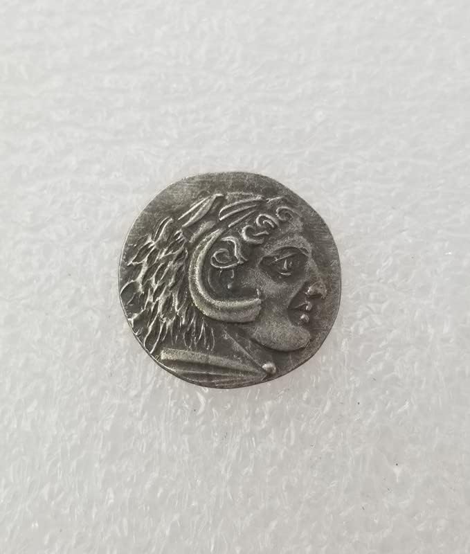 AVCITY Антички Ракотворби грчки Монета Бакар Позлатени Сребро Да Се Направи Стариот Сребрен Долар Сребро Круг Големо459