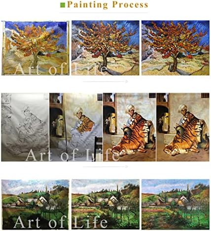$ 80 - 1500 $ рака насликана од наставниците на уметнички академии - 7 нафтени слики, се занимаваат со ларк реализмот, со земја, Winslow