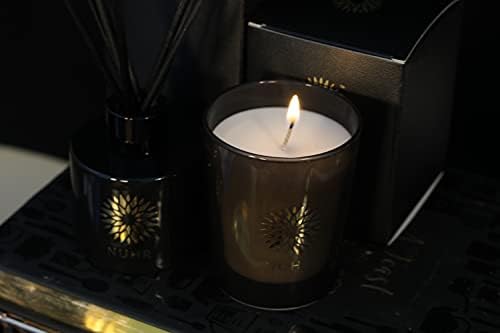 Нухр домашни миризливи свеќи Роуз и Оуд Луксузни подароци за свеќи, богати мириси ароматераписки подароци за жени, мажи декоративни
