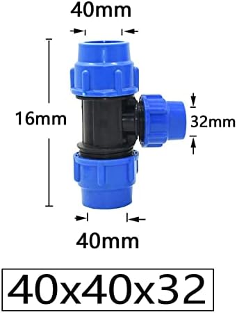 20/25/32/40/50/63мм Преодно спојување за цевки за лактот редуктор конектор на вода сплитер на вода фитинзи 1 парчиња
