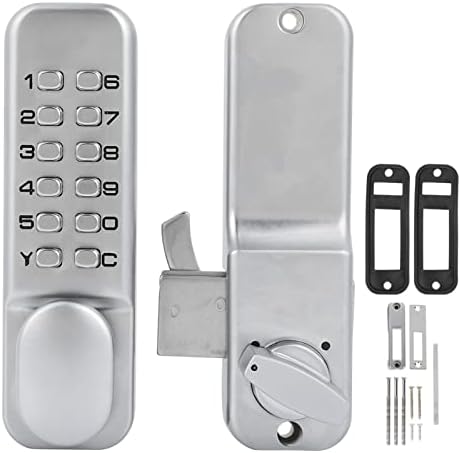 Механичко заклучување на влезната врата без клуч 1‑11 цифри комбинација лозинка безбедносно заклучување со тастатура за тастатура за кујнски