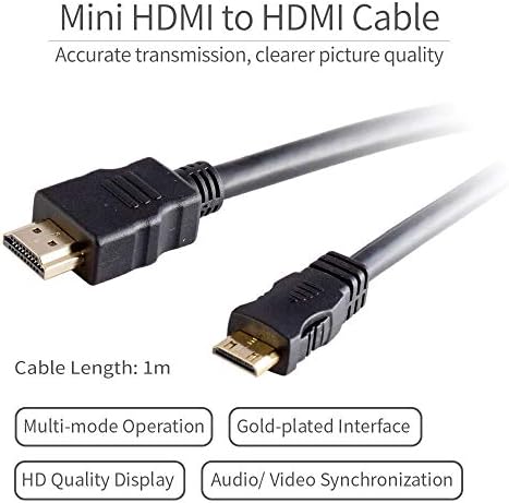 Memerworld со голема брзина Mini HDMI до HDMI кабел - 3 стапки