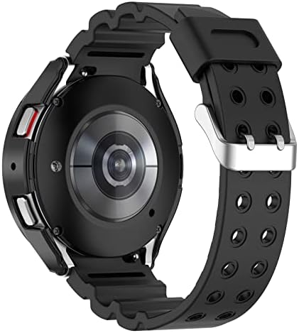 Дискол Замена Нараквица+Случај Компатибилен Со Samsung Galaxy Watch 5 40mm, 20mm Прилагодлив Мек Силиконски Капак На Рачниот Зглоб