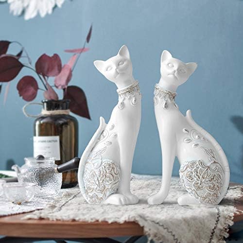Орела фигура мачки Декоративна смола статуа за домашни украси Европски креативни свадбени подароци за животни фигура дома Дјурк скулптура
