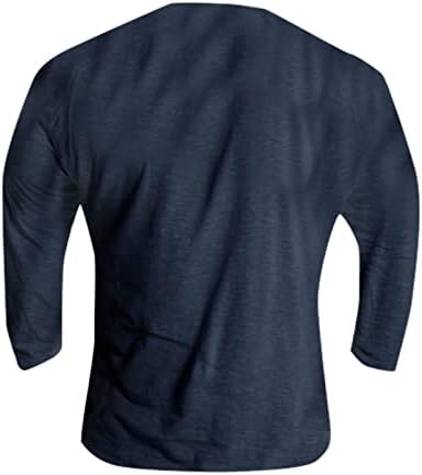 Преголеми кошули за мажи обична редовна екипаж на екипаж 2023 маици со долг ракав Класичен фитнес тренингот кошула за мажи