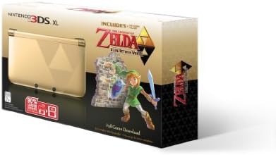 Нинтендо 3DS XL Злато/Црно - Ограничено Издание Пакет Со Легендата За Зелда: Врска Помеѓу Световите