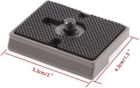 Фокусфото камера Трипод за брзо ослободување на плочата 1/4 -20 Завртки за завртки за Manfrotto QR 200PL-14 323 RC2 компатибилен