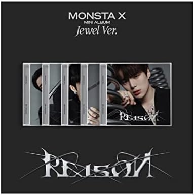 Monxta X причина 12 -ти мини албум Верзија за накит ЦД+мини преклопување постер на пакет+Photobook+Photocard+Следење запечатено