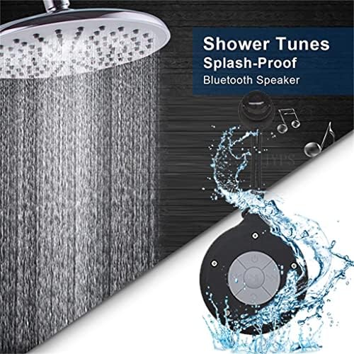 Звук звучник за туширање за бања BKDFD Преносен водоотпорен звучници звук за звук за возење на отворено, со микрофон