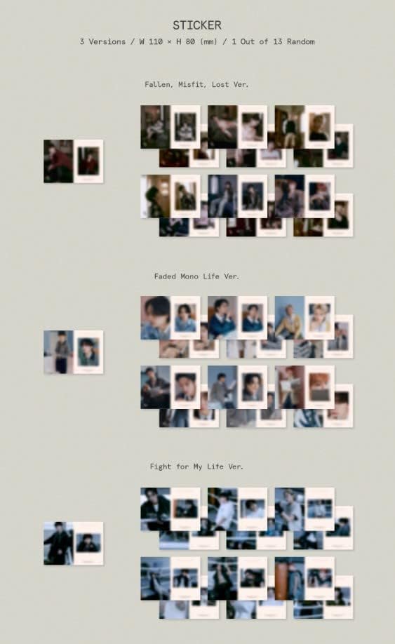 Седумнаесет FML 10 -ти мини албум Photobook 3ver Set+Preder Shop Preorder