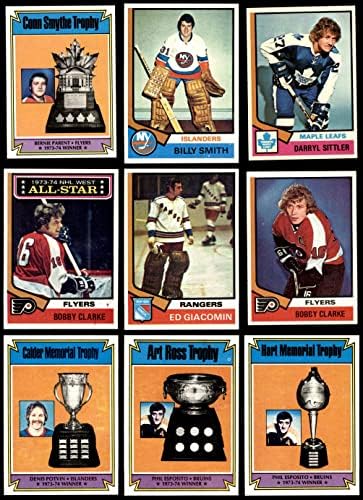 1974-75 Комплетен сет на хокеј на Топс - Премиер НМ+