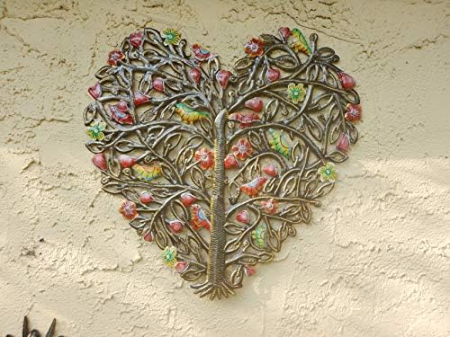 Одлично срцево дрво на животот - покажете некого некоја loveубов? Рачно насликано занаетчиство