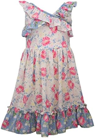 Sundress на Бони Jeanан девојче - пролетни летни фустани за бебе, дете и мали девојчиња