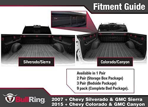 Бик Прстен Внатрешен Кревет Стигнале Камион Кревет Врзи Сидра, Изградена за 2007+ Chevy Silverado &засилувач; GMC Сиера, 2015+Chevy Колорадо&засилувач;Gmc Кањонот. Монтирања Во Џебов